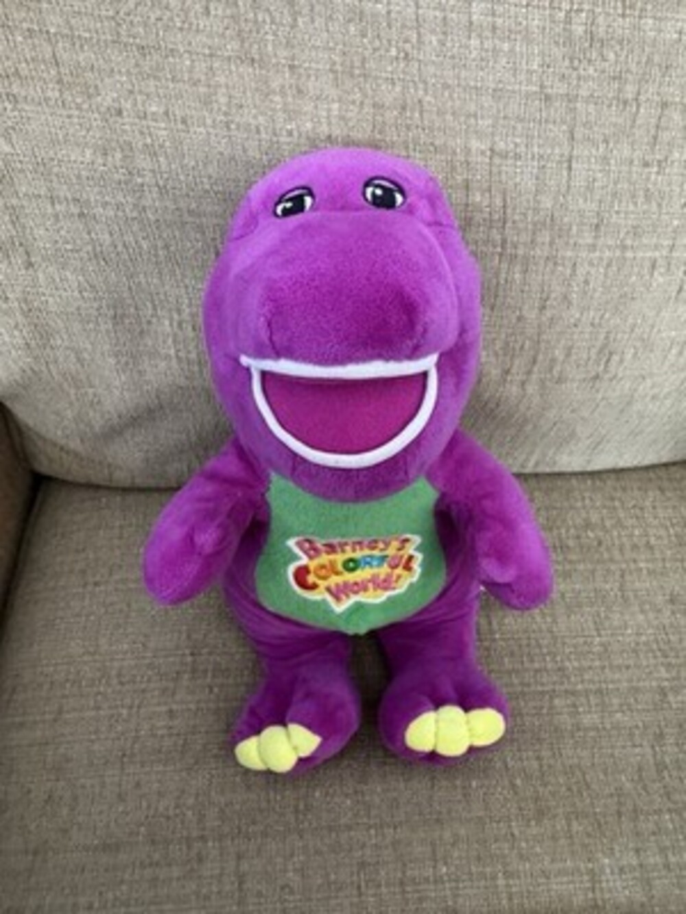 12-inch "Barney's Colorful World" plush